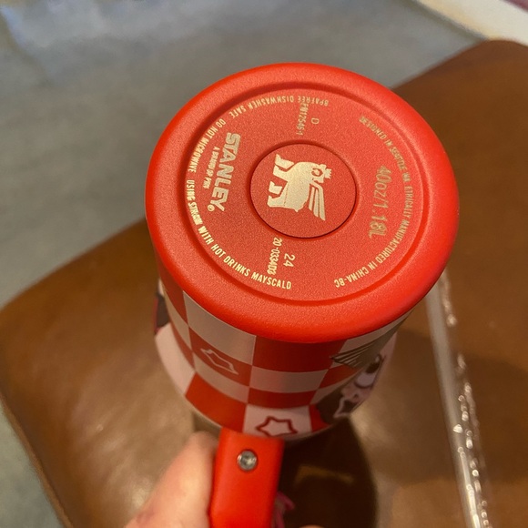 Custom made Stanley Red and White Graphic Labubu Tumbler - Picture 4 of 5